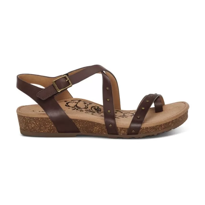 Sale Aetrex Lauren Quarter Strap Sandal